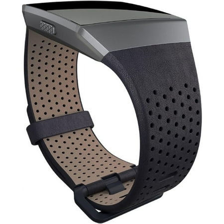Band Leather Large Watch Strap for Fitbit Ionic - Midnight blue