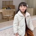 thumbnail image 4 of Chaquetas de lana de invierno para bebés y niños con abrigo forrado cálido con capucha Ropa exterior, 4 of 5