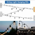 thumbnail image 3 of 1/16" Wire Rope Kit with 300FT Vinyl Coated 304 Stainless Steel Wire Rope with M5 Turnbuckle, 7x7 Strand Core Tensioner Kit for String Light Hanging, Garden, Clothes Line and  Climbing, 3 of 7