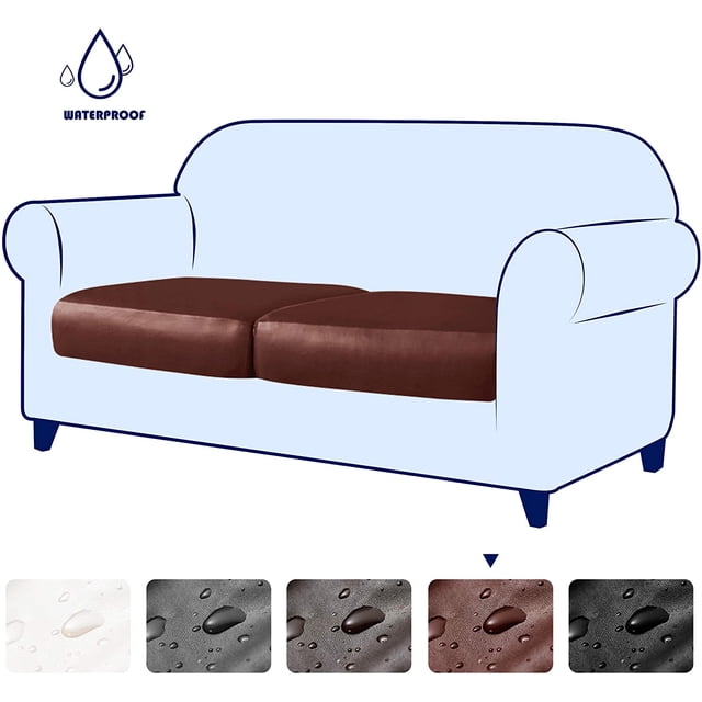 Subrtex Stretchy Water-Proof PU Individual Sofa Cushion Covers