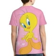 thumbnail image 2 of Looney Tunes Tweety Boys Girls 3d Graphic Printed T-Shirt Crewneck Short Sleeve Tees, 2 of 7