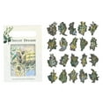 thumbnail image 2 of 40 pegatinas de , decoración de regalo de cumpleaños, álbumes de recortes, pegatinas decorativas para diarios, portátiles, tarjetas, diario, , hoja Macarena pegatinas de bricolaje, 2 of 8