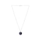 thumbnail image 4 of Juego de aretes y cadena ZVEZDA con dije corte Xilion plata mexicana ley .925 Violeta, 4 of 4