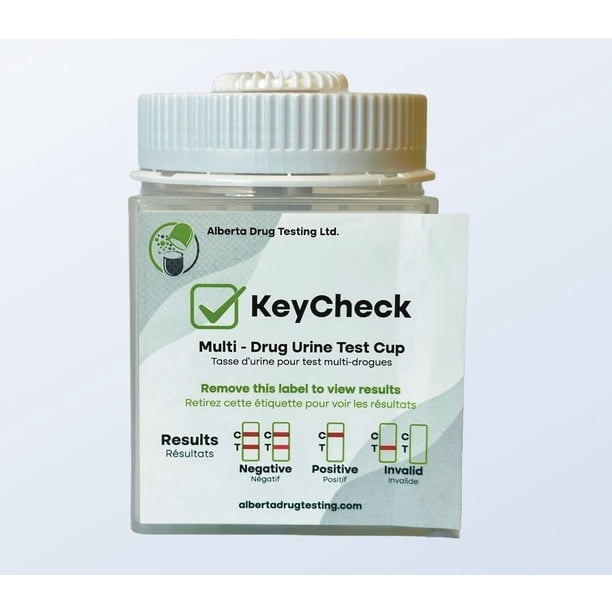 KEYCHECK MULTI - DRUG URINE TEST CUP - 1 TEST - Walmart.ca