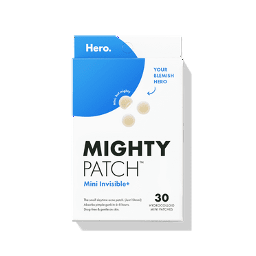 Hero Mighty Patch Invisible Minis Hydrocolloid Acne Pimple Patch 30ct