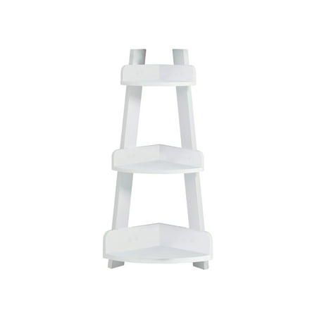Bathroom Accent 34 H White Corner Etagere