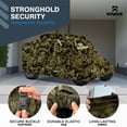 thumbnail image 3 of NEH North East Harbor 600D All-Weather Outdoor Storage UTV Covers, 2 Seater,  Fits Up to 120" L Roll Cage, Windproof & Waterproof Cover with Heavy-Duty Straps & Tension Panels, Camouflage with Handles, 3 of 7