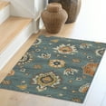 thumbnail image 2 of Maples Rugs - Made in USA - Fleur Contemporary Floral Indoor Accent Rugs, 1'8 x 2'10, Radiant Grey, 2 of 6