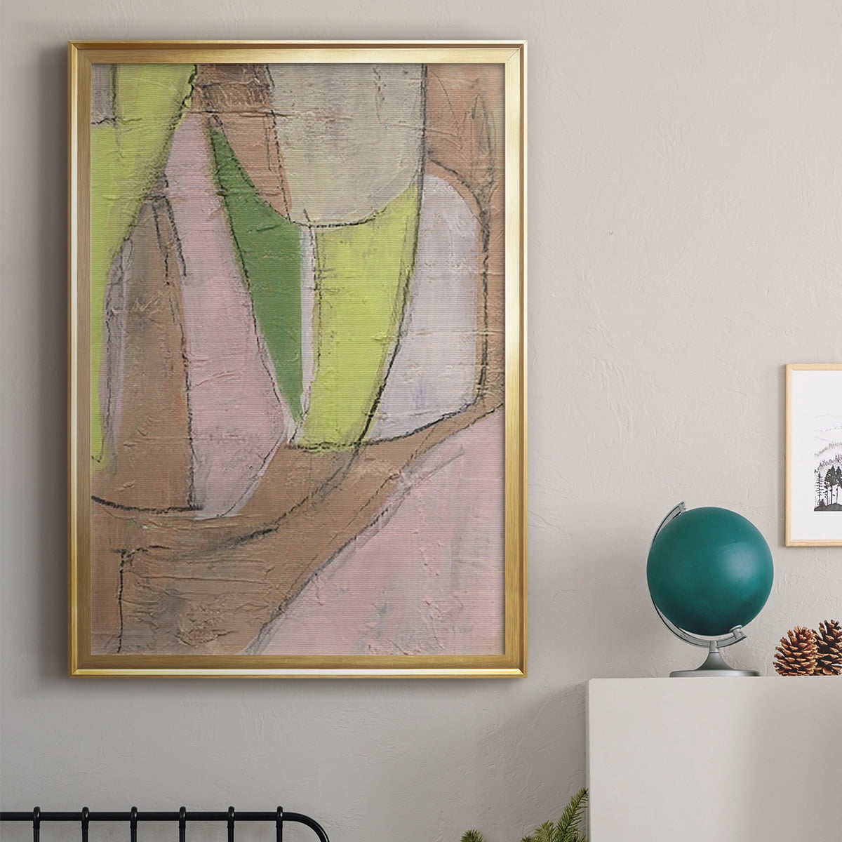 Many Layers I Premium Framed Print, in Gold, Black, or Silver - Ready to Hang