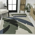 thumbnail image 3 of JONATHAN Y TUSCAN SUN 8 x 10 Area Rug, Shelby Coastal Vintage Abstract Palm Leaf - Navy/Cream, TSN403A-8, 3 of 6