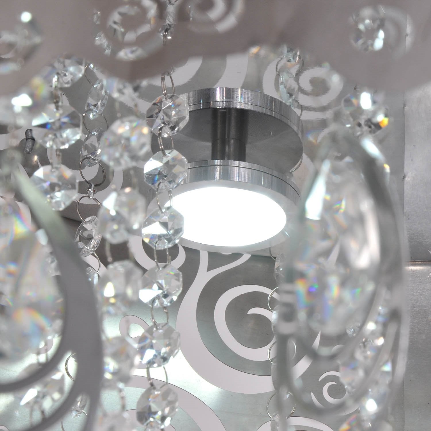 Simple and elegant modern crystal chandelier ceiling light