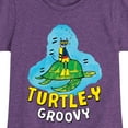 thumbnail image 3 of Pete The Cat - Turtle-y Groovy - Toddler And Youth Girls Short Sleeve Graphic T-Shirt, 3 of 6
