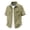 A400-Khaki, variant on Kalauyu Short Sleeve Button Down Shirts for Men Turn Down Collar with Chest Pocket Lightweight Quick Dry Outdoor Work Shirts