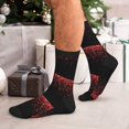 thumbnail image 7 of Bingfone Compression Socks for Women and Men Long Socks for Running Athletic Cycling Nurse- Red Glitter1, 7 of 7
