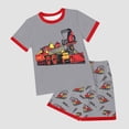 thumbnail image 2 of Zshosam Toddler Boys Outfits Boys 2 Piece Outfits Short Sleeve T-shirt and Shorts Summer Casual Clothes Size 11T 12T,(Grey 11-12 Years), 2 of 5