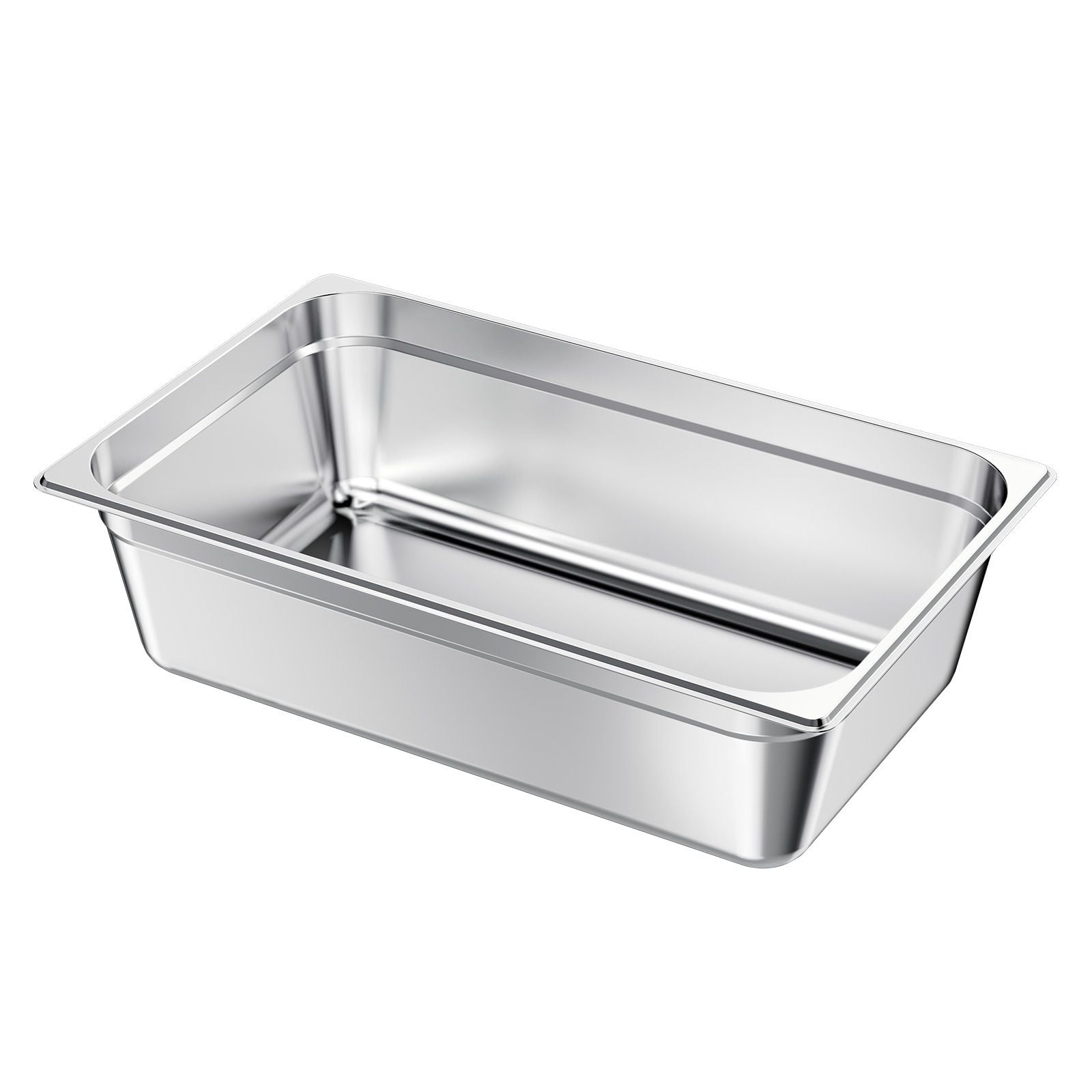 Stainless Steel Hotel Pan Full Size 6 Inch Deep 1-Pack 22 Gauge for Catering Buffet