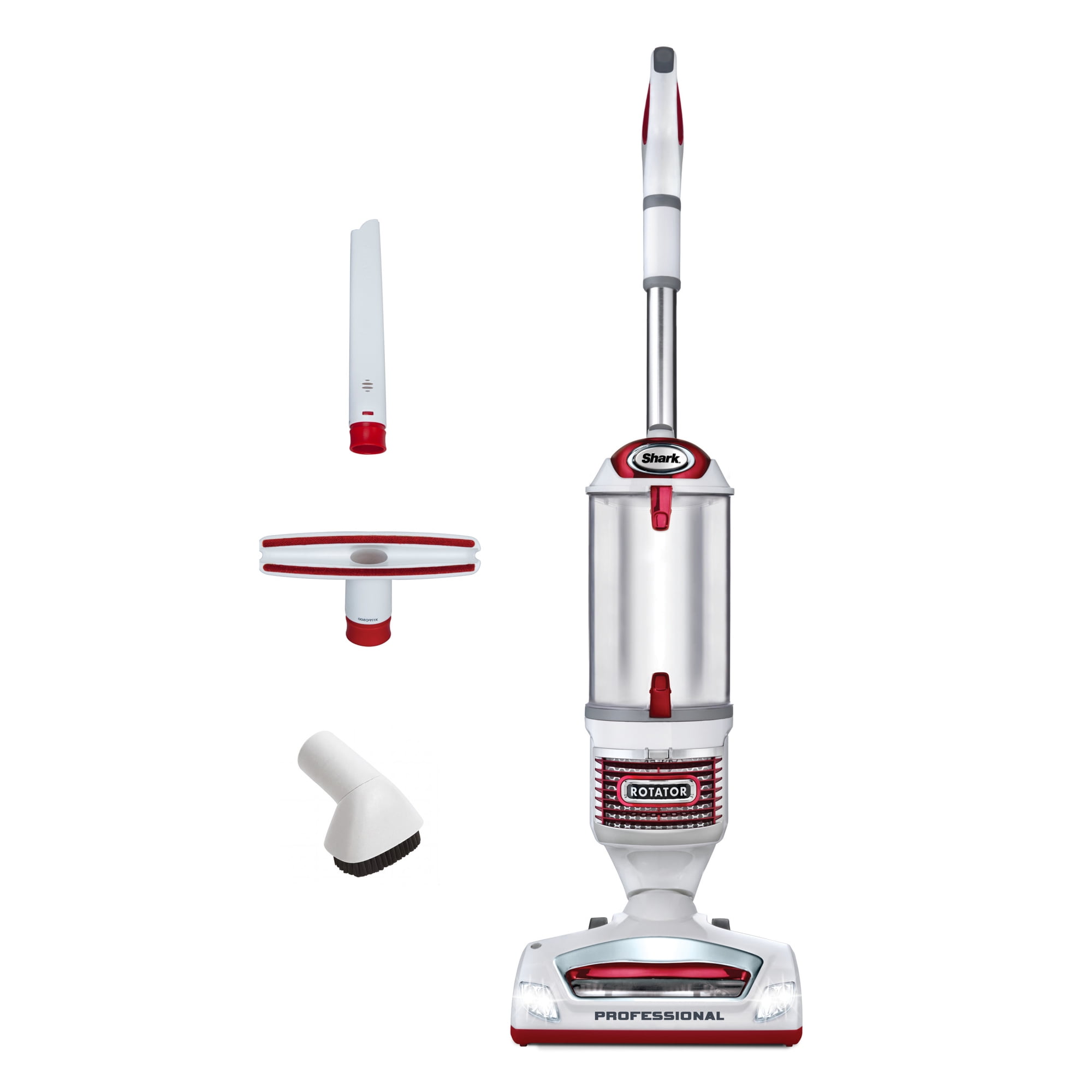 Shark Rotator Professional Lift-Away Upright Vacuum, Pet Friendly, HEPA Filter, Swivel Steering, NV501 White/Red