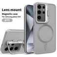 thumbnail image 1 of Camera Holder Case For Samsung Galaxy S24 Ultra S23 Plus Cover Magnetic For Magsafe Wireless Charge Shockproof Protector Shell, 1 of 7