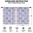 thumbnail image 2 of Blackout Kids Curtains,Purple Background Dinosaur Pattern Childrens Insulated Curtains Set Of 2,Bedroom Essentials,Toddler Room Decor 42"x54", 2 of 5