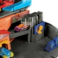 thumbnail image 4 of Hot Wheels Ultra Hots Sto & Go Track Set, 5 Die-Cast Cars, Ages 3+, 36" x 24" x 12", Plastic, 4 of 6