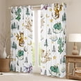 thumbnail image 2 of Homewish Cute Dragon Black Out Curtains for Children Kids Teens,Kawaii Animal Curtains Pack of 2 (42x63 Each),Cartoon Stars Print Bedroom Curtains,Lightweight Room Decor, 2 of 6