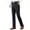 Navy, variant on YUGYXL Mens Straight Business Pants Thin Lightweight Zippers Office Pants No Belt Black XXXL