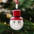 thumbnail image 5 of Uuowzo Christmas Snowman Ceramic Ornaments Home Desktop Table Christmas Scene Decoration Props Indoor Outdoor Christmas Decorations, A, 5 of 6