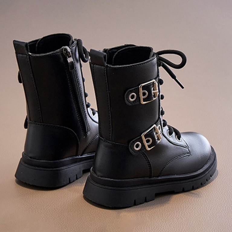 HUANBAI able High Top Ankle Boots For Girls Classic British  display picture 3