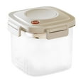 thumbnail image 2 of Vacuum Sealed Grain Storage Jar Plastic Transparent Airtight Food Container Long Term Pantry Organization Kitchen Bulk Dry Goods Storage, Ukhbmc | A, A, 2 of 7