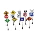 thumbnail image 3 of 14 piezas de mini señales de tráfico, modelos de señales de carretera, juguetes para niños, juego hecho a mano, juguetes para niños y niñas para, 3 of 10