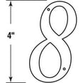 thumbnail image 2 of 4 in. House Number 8, Diecast, Brass Finish, 2 of 2