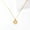 March, variant on December Birthday Stone Birthstones Irregular Pendants Necklace Round