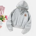 thumbnail image 2 of Jersey Tops Sudadera Tops Ropa de mujer Sudadera con capucha con cordón causal suave, Sudadera con capucha elegante para caminar uso diario XL, 2 of 9