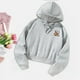 thumbnail image 5 of Sudadera con capucha y cordón para mujer, ropa versátil, Tops, moda SG, 5 of 8