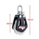 thumbnail image 4 of Btafrte Polea Rodamiento Giratorio Alta Carga 460KGS Bloque Polea Accesorios para Veleros (blanco), 4 of 7