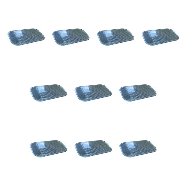 Kenally Alfombrilla adhesiva antideslizante transparente para salpicadero de coche, soporte para teléfono móvil, 2 uds. 10piezas