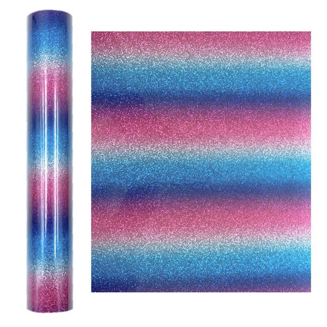 Paquete De Vinilo Autoadhesivo De Transferencia De Calor Diy, Película De Ropa, Tela De Papel De Silueta, Artesanía Holográfica De Arcoíris Para Teléfono, Portátil, Tazas De Café Cateissary AP007245-07