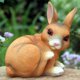 thumbnail image 4 of 4 Unids Luz Animal Estatuilla Detallada Resina Decorativa Whimsical Animal Jardín Sharpla Luces de animales de jardín al aire libre, 4 of 8