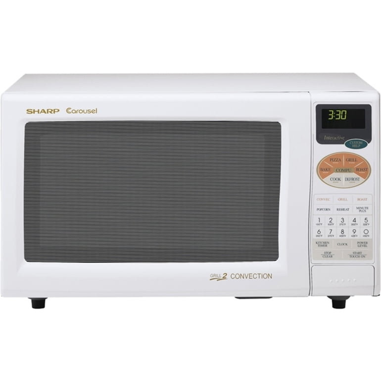 sharp grill to convection microwave