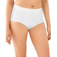 thumbnail image 1 of Bali Womens One Smooth U All Around Smoothing Brief, 9, White Pointelle, 1 of 3