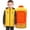 Yellow, variant on LOVZFMLL Jackets for Girls Kids USB Intelligent Constant Temperature Heated Plus Size Coat For Boys Girls Winter 2 Areas Heated Jacket Coat 12-13 Years