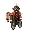 thumbnail image 1 of XWSHYW Adornos Colgantes Adorno Navideño Franquicia Divertido, Adorno de Perros para Árbol de Navidad, Adorno de Colgante para Coche con Perro Francés, Adorno de Perros, Decoración Navideña de Perros, 1 of 5