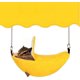 thumbnail image 1 of Diseño de animales mascota plátano hámster rata hamaca jaula casa nido hámster casa cálida Animal PEQUEÑO hamaca, 1 of 5
