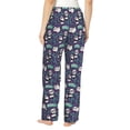 thumbnail image 3 of Picia Bamboo Panda Womens Soft Woven Cotton Elastic Waistband Sleep Pajama Pant Lounge Sleep Pant With Pockets And Drawstring-Large, 3 of 9