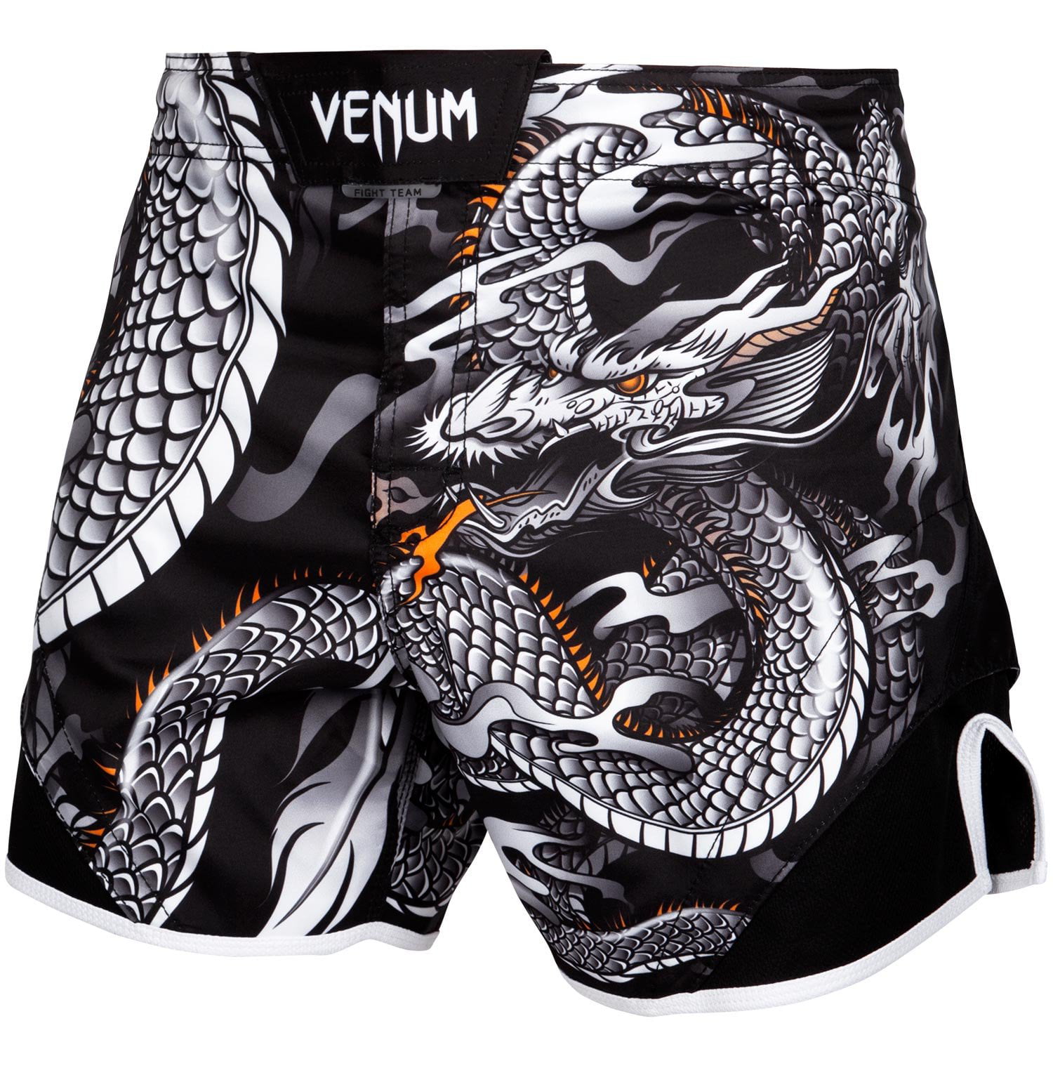 Venum Dragon's Flight MMA Fight Shorts Black/Black 