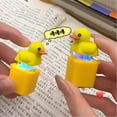 thumbnail image 4 of Quacking Duck Keychain Gift, Fun Keyboard Fidget, with Sound and Light Button for Cute Yellow Duckeys Keyring Can Be Used as a Pendant or a Decorative Piece, 4 of 7