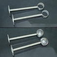 thumbnail image 4 of DOLITY 2Pcs Stainless Steel Bracket Clothes Ceiling Fitting Parts Supports Size 2, 4 of 9