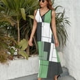 thumbnail image 3 of Abstract Geometrical Vestido Sin Mangas , Vestidos De Lujo Para Ocasiones Oficiales, 3 of 5