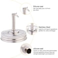 thumbnail image 5 of HONMEET 3-Pack Stainless Steel Jar Pour Spout Lids, 2.75 Inch Dispenser Caps for Kitchen, Home, Outdoor Cooking & Food Storage, 5 of 8