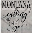thumbnail image 2 of Montana is Calling and I Must Go Women's Plus Size Graphic Tee Brisco Brands 2X, 2 of 4
